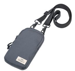 Troika Smartphone Umhängetasche dunkelgrau Blue Cycle aus recyceltem Meeresplasti 