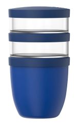 Mepal Lunchpot Ellipse 3tlg. 500 ml + 2x200 ml Vivid Blue 