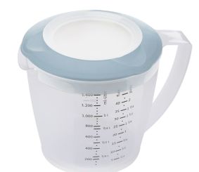 Westmark Rührbecher mit Deckel Helena 1,4 L blau 