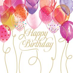 Paperproducts Design Servietten 33x33 cm 20 Stk. Birthday 