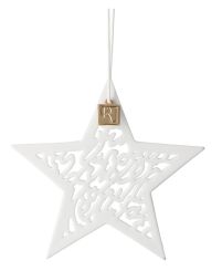 Räder Stern Hänger Handschrift 8x8cm 