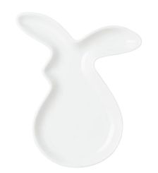 Hutschenreuther Frühlingsgrüße Schale 19 cm Hase weiß 