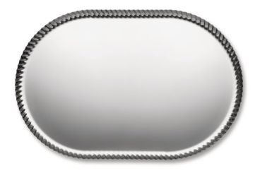 Alessi Pleats Tablett Edelstahl 46x31 cm 