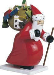 Wendt & Kühn Großer Weihnachtsmann mit Spielzeug 