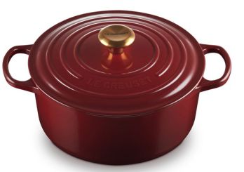 Le Creuset Bräter Rund Signature 26 cm Garnet 