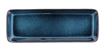 Bitz Servierplatte rechteckig 38x14 cm schwarz/dunkelblau 