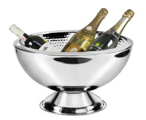 Edzard Schale Cadiz innen gehämmert Ø 43 cm Edelstahl 