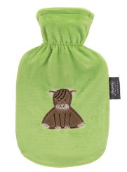 Fashy Wärmflasche mit Flauschbezug Wasserbüffel Wasti 0,8 L 