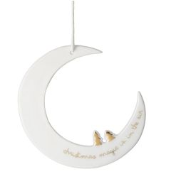 Räder Mondhänger Christmas magic is in the air L.7,5cm B.6cm 