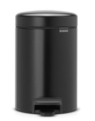 Brabantia Treteimer Newicon 3 L Matt Schwarz 