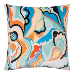 pad Kissenhülle 50x50 cm Pareo blue 60% Baumwolle 40% Leinen 