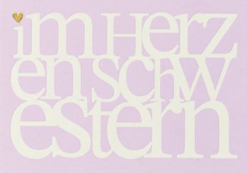 Räder Freundinnen Karte Im Herzen Schwestern 