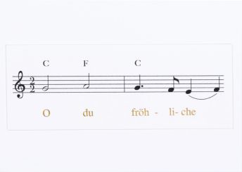 Räder Weihnachtsliederkarte O Du Fröhliche 