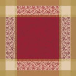 Garnier-Thiebaut Serviette Alexandria Rubis 54x54 Cm 100% Gekämmte Baumwolle 