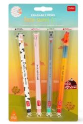 Legami 4er Set Gelsift Farm Sweet Farm Cow/Piggy/Donkey/Rooster (Tinte löschbar) 
