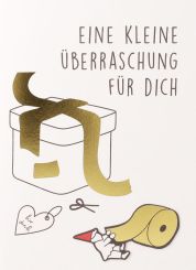 Räder Heinzelmännchenkarte Eine kleine Überraschung für dich 