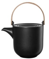 ASA Selection Teekanne Mit Holzgriff, Kuro Coppa, L. 195mm, B. 145mm, H. 175mm 