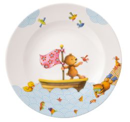 Villeroy & Boch Happy As A Bear Kinderteller Flach 21,5x21,5x1,5 cm 