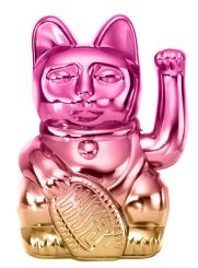 Donkey Winkekatze Player Two Lucky Cat Shiny Pink/Yellow 