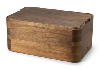Continenta Brotkasten 36x23x16 cm Akazienholz 