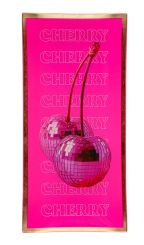 Gift Company Love Plates Glasteller L Motiv: Cherry neon rosa 