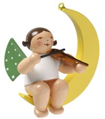 Wendt & Kühn Engel mit Geige im Mond 