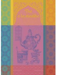 Garnier-Thiebaut Geschirrtuch The Menthe Rose 56x77 Cm 100% Gekämmte Baumwolle 