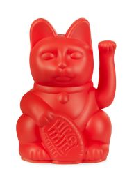 Donkey Winkekatze mini Lucky Cat Red 