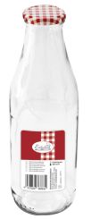 Einkochwelt Flasche 1000 ml TO48 mit Schraubdeckel 