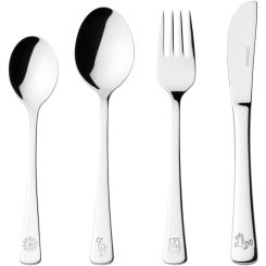 Leonardo GK/4-tlg. Kinderbesteck Pa/Ei/F 