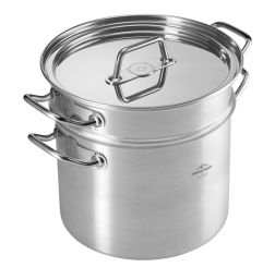 Kuhn Rikon Montreux Teigwarentopf mit Einsatz 6, 5 L/22 cm 