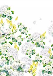 Garnier-Thiebaut Geschirrtuch Annabelle Mimosa 50x70 Cm 50% Leinen/50% Baumwolle 