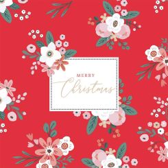 Paperproducts Design Servietten 33x33 cm Merry Christmas red 