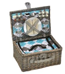 Cilio Stresa Picknick-Korb olivgrün 