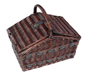 Cilio Como Picknick-Korb dunkelbraun 