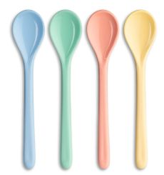 Koziol Löffel 4-er Set Nora Spoon S sweet blue/green/pink/yellow 