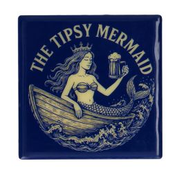 Gift Company Love Tiles Untersetzer Motiv: The Tipsy Mermaid blau 