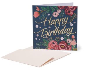 Legami Grußkarte klein Vintage - Flowers 