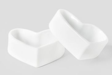 Räder Serviettenringe Set Herzen 4,5x4x1,5cm 