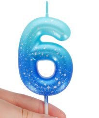 Legami Geburtstagskerze Blue - 6 