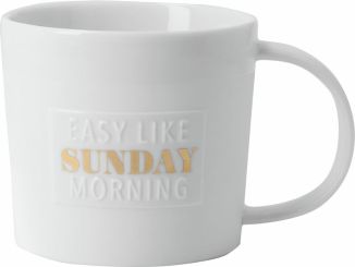 Räder Poesietasse Easy like Sunday morning D.9cm H.8cm 320ml 