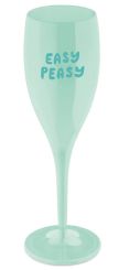Koziol Superglas 100ml mit Druck Cheers No. 1 Easy Peasy sweet green 