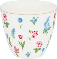 Greengate Latte Becher Estrid white 