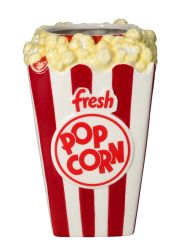 Gift Company Cinematrix Vase Popcorn rot/ weiß 