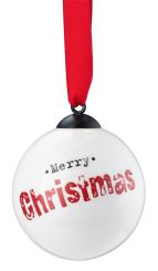 Rosenthal Selection Geschenkserie Merry Christmas Glaskugel klein 