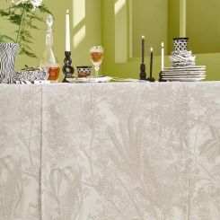 Garnier-Thiebaut Tischläufer Mille Esprit Jardins Chanvre 55x180 Cm 100% Gekämmte 