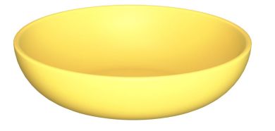 Magu Schale 18cm Natur-Design Gelb 