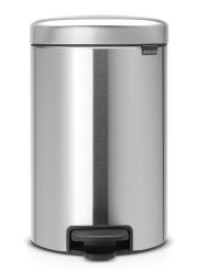 Brabantia Treteimer Newicon 12 L Matt Steel Fingerprint Proof 