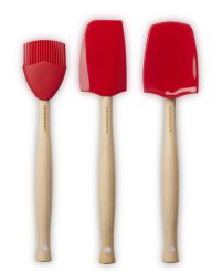 Le Creuset Kochkellen-Set 3-tlg. Craft Kirschrot 