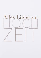 Räder Glückwunschkarte Alles Liebe zur Hochzeit 